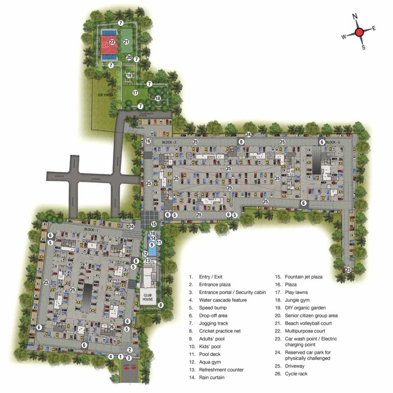 Site Plan - CasaGrand Zenith Medavakkam