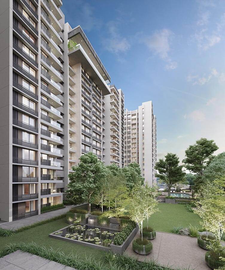 Central Lawn Club Elevation View - Arvind Belair Arvind Codename Unlimited
