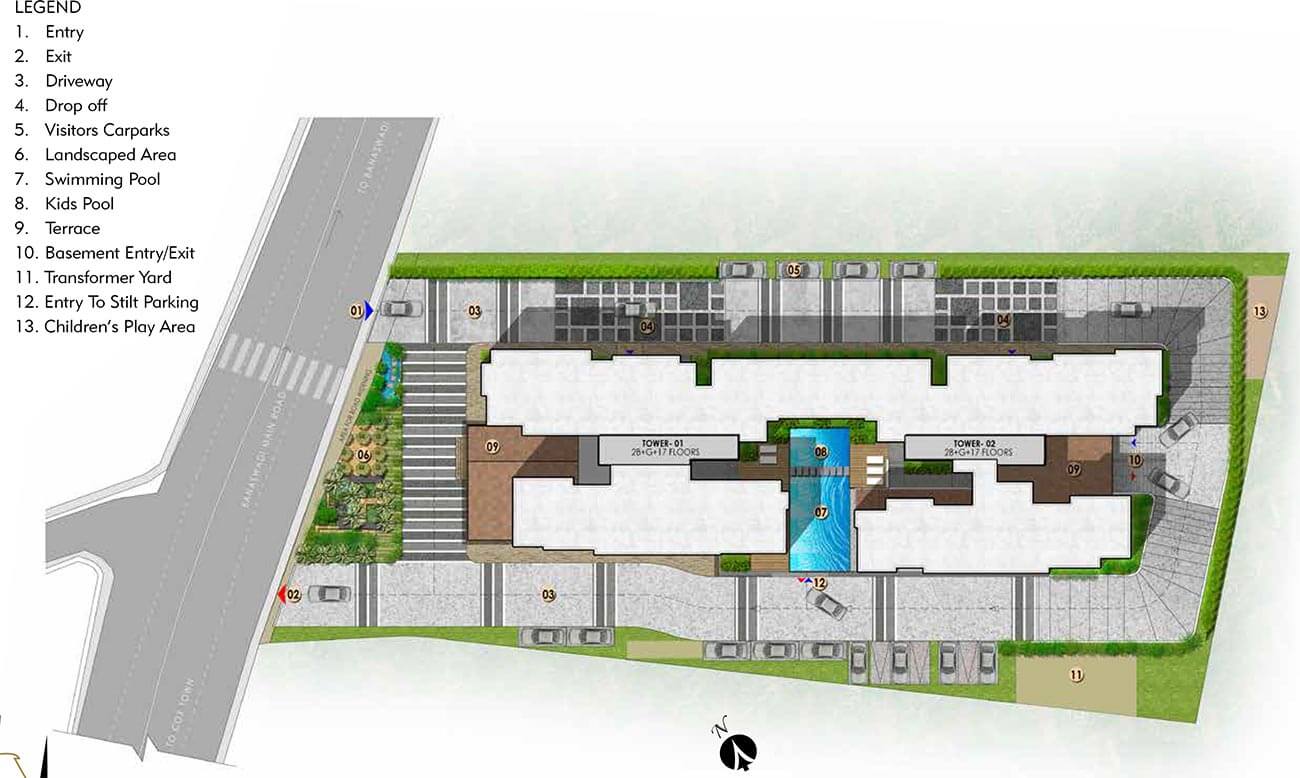 Master Plan - Prestige Woodland Park Banaswadi