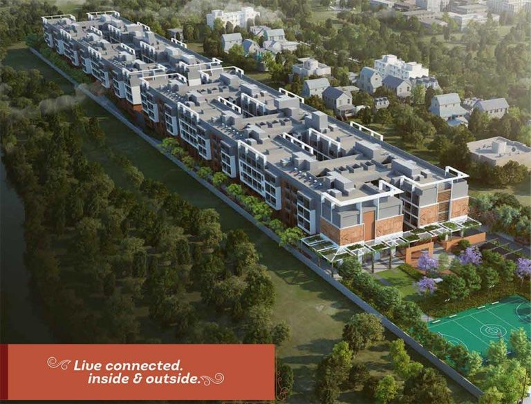 Aerial View - Brigade Parkside North Jalahalli