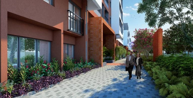 Paved Paths Gardens - Brigade Parkside North Jalahalli