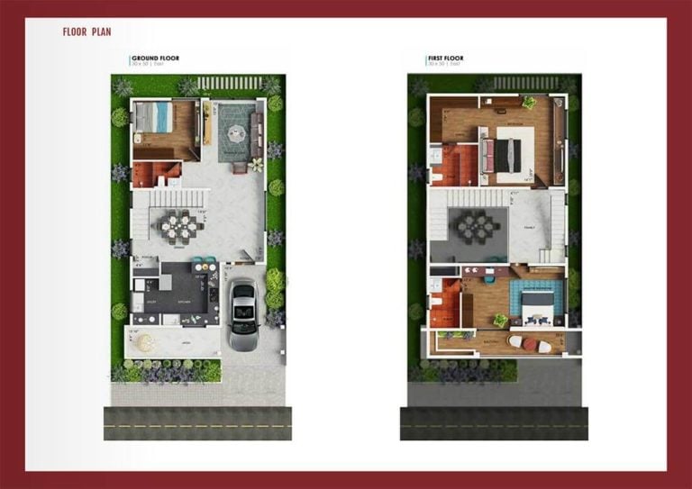 3 BHK Villa Type C - Bluejay Malgudi Villas