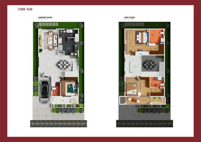 3 BHK Villa Type D - Bluejay Malgudi Villas