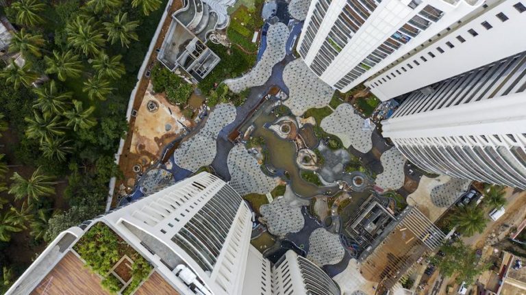 A Birds Eye View Of The Svasa Homes Courtyard (Tapovana) - Svasa Homes