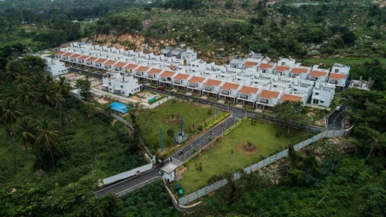 Aerial View A - Bluejay Malgudi Villas