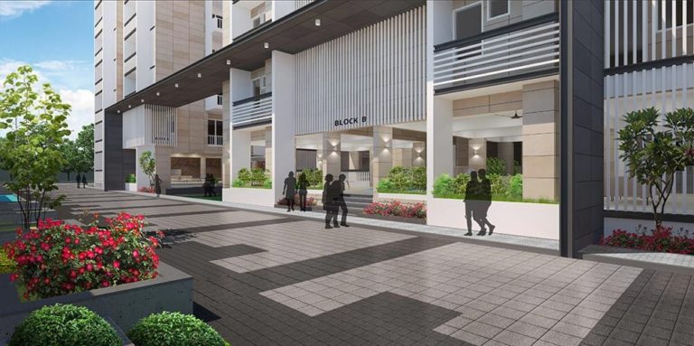 Block B View - Ambience Courtyard Manikonda