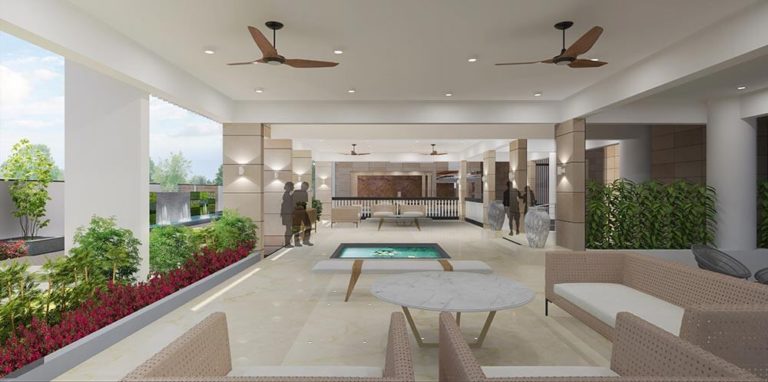 Lobby View - Ambience Courtyard Manikonda