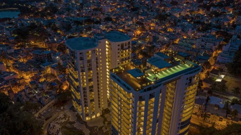 The Vimaana Pool Deck Crowns The Praana Tower - Svasa Homes