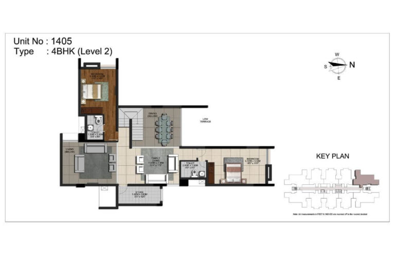4 BHK L2 3345 - CasaGrand Monte Carlo