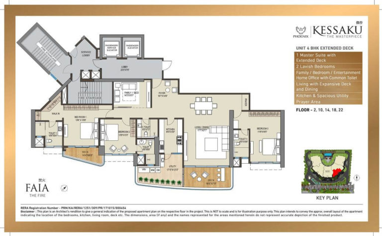 FAIA - 4 BHK Extended Deck - Phoenix Kessaku