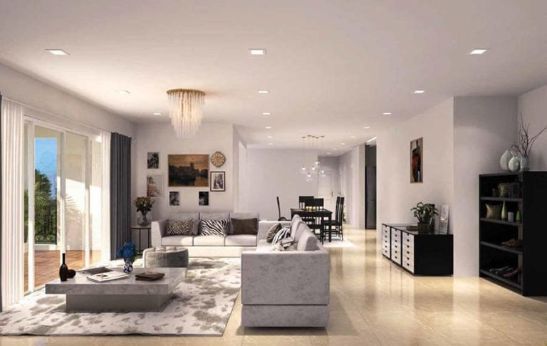 Living Room - Prestige Ocean Crest Goa