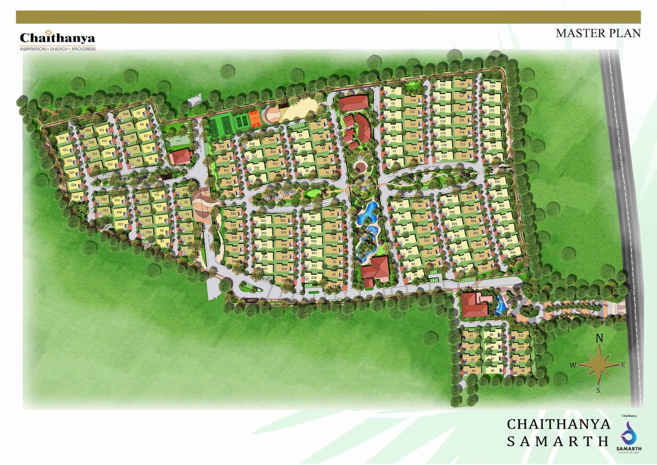 Master Plan - Chaithanya Samarth Villas