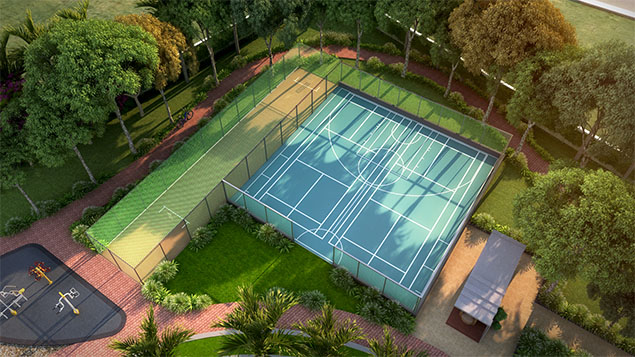 Outdoor Courts - CasaGrand Utopia Chennai