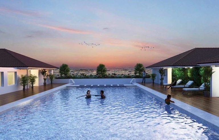 Pool View - Prestige Ocean Crest Goa