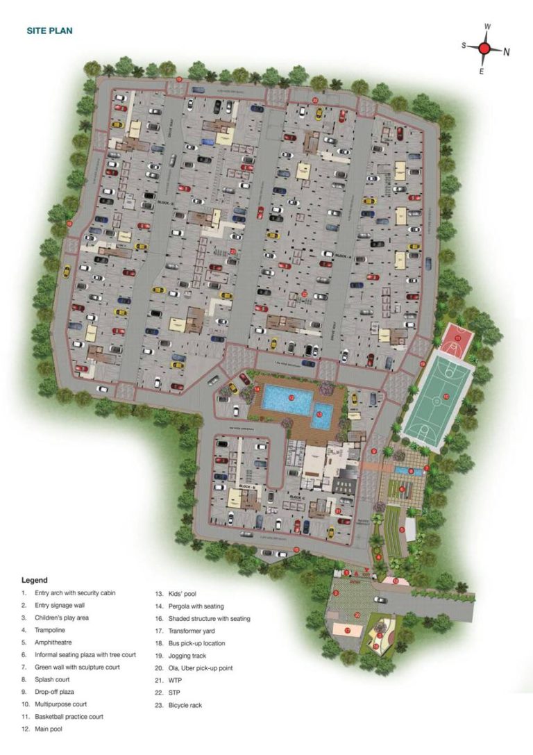 Site Plan - Casagrand Castle Chennai