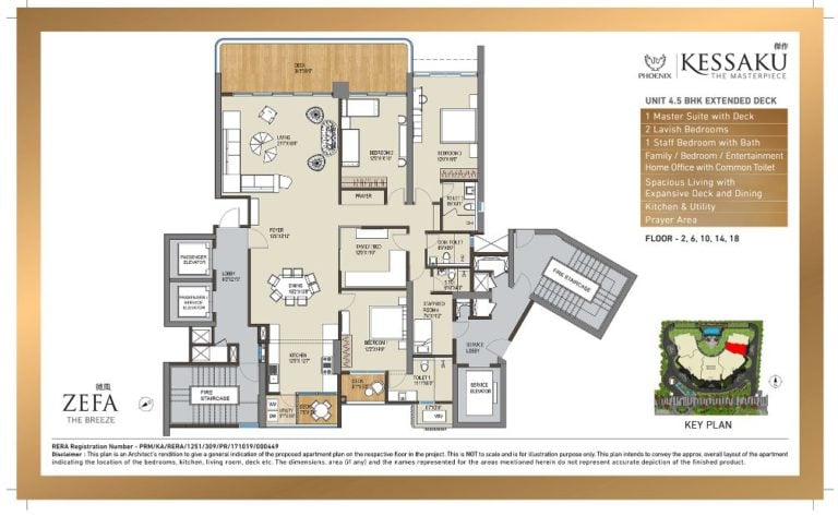 ZEFA - 4.5 BHK Extended Deck - Phoenix Kessaku