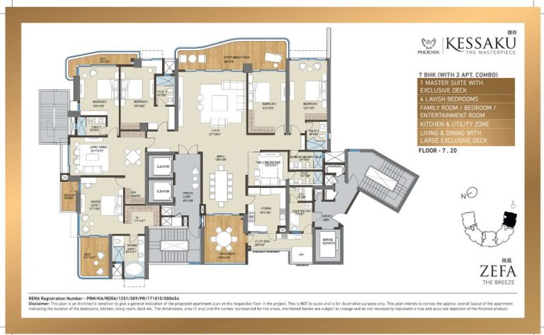 ZEFA - 7 BHK Combo - Phoenix Kessaku