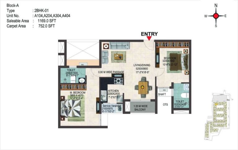 2 BHK 1169 - CasaGrand Savoye Chennai