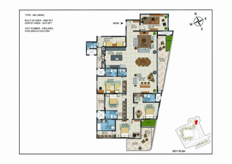 4 BHK 5093 A - CasaGrand ECR14 Signature Chennai