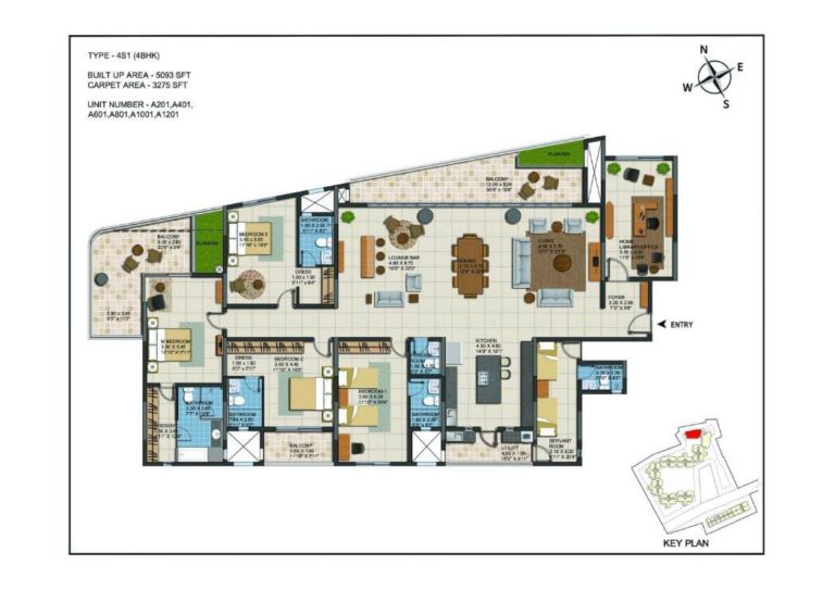 4 BHK 5093 - CasaGrand ECR14 Signature Chennai