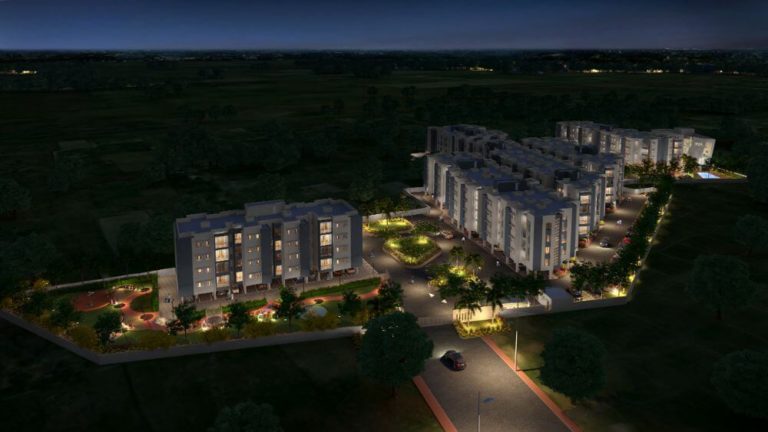 Aerial Night - Casagrand Sereno Chennai