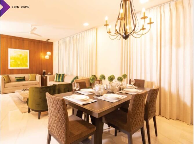 Interiors - Dining - Casagrand Amethyst Sholinganallur