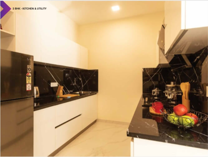 Interiors - Kitchen - Casagrand Amethyst Sholinganallur