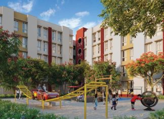 Main Elevation A - Mahindra Happinest Palghar 2 Mumbai