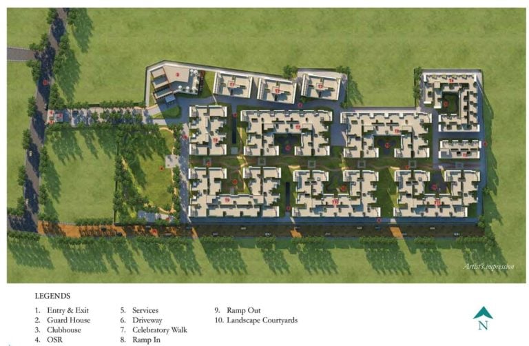 Master Plan - Prestige Courtyards Chennai