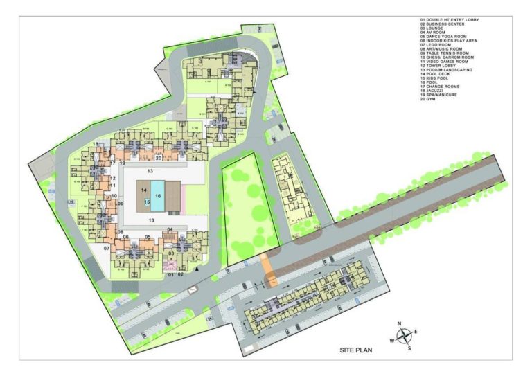 Site Plan - CasaGrand ECR14 Signature Chennai