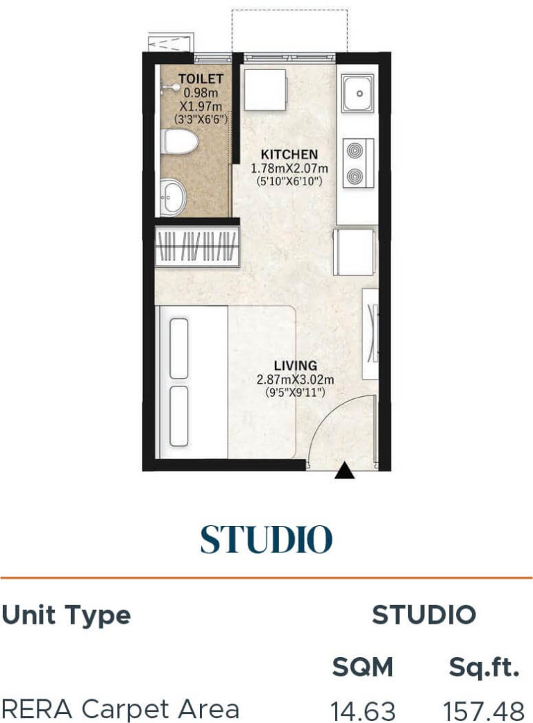 Studio - 157 - Mahindra Happinest Palghar 2 Mumbai