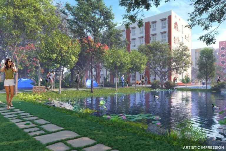Walkway View - Mahindra Happinest Palghar 2 Mumbai