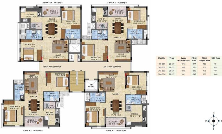 2 BHK + 2T - Radiance The Pride Pallavaram,