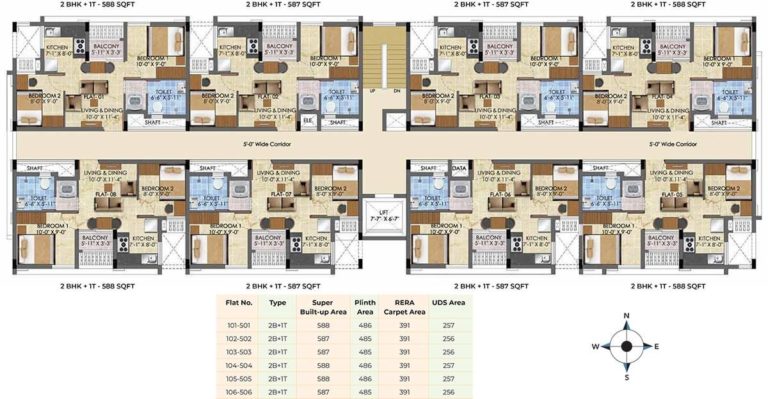 2 BHK Compact - Radiance The Pride Pallavaram,