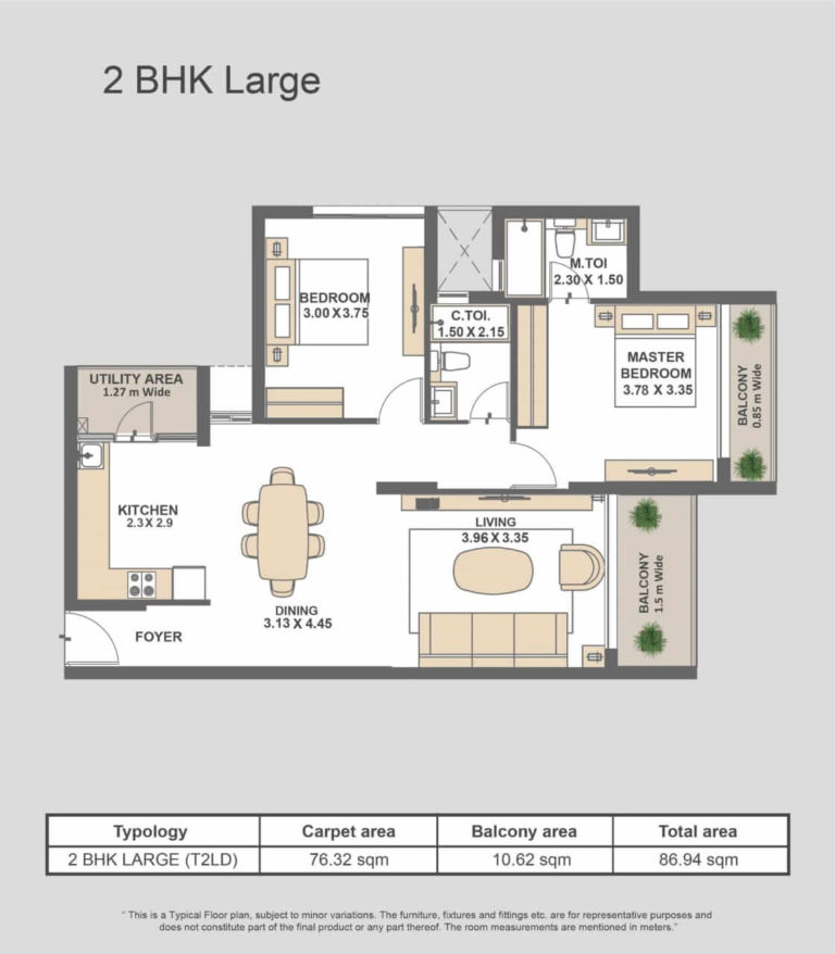 2 BHK Large A - TATA Rio De Goa Dabolim