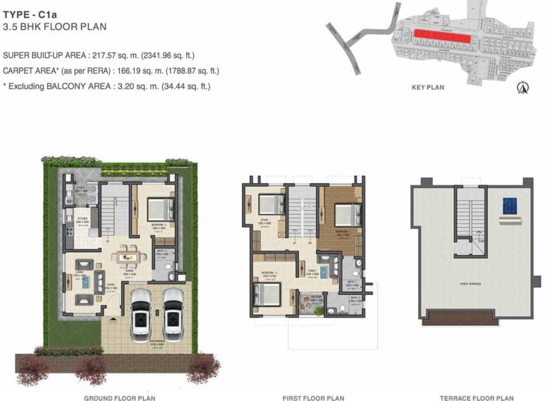 3.5 BHK - 2341 - Sobha Gardenia Vengaivasal