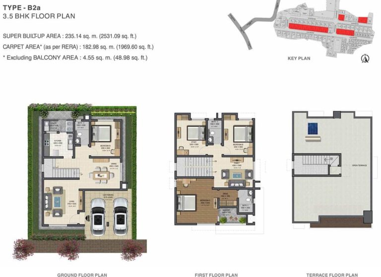 3.5 BHK - 2531 - Sobha Gardenia Vengaivasal