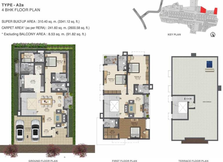 4 BHK - 3341 - Sobha Gardenia Vengaivasal