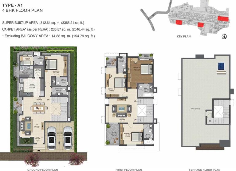 4 BHK - 3365 - Sobha Gardenia Vengaivasal