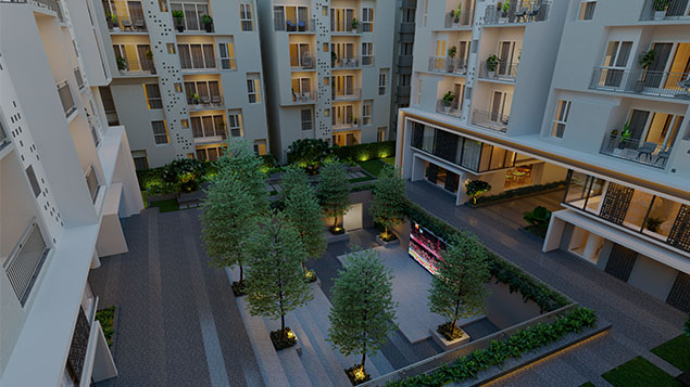 Elevation Amphi-Theatre1 - CasaGrand Boulevard Hennur