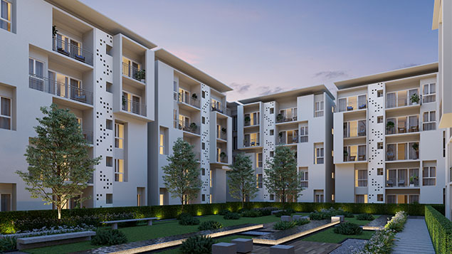 Elevation B - CasaGrand Boulevard Hennur