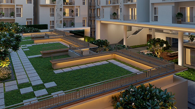 Elevation Walkway - CasaGrand Boulevard Hennur