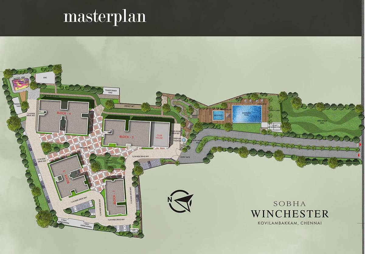 Master Plan - Sobha Winchester Chennai
