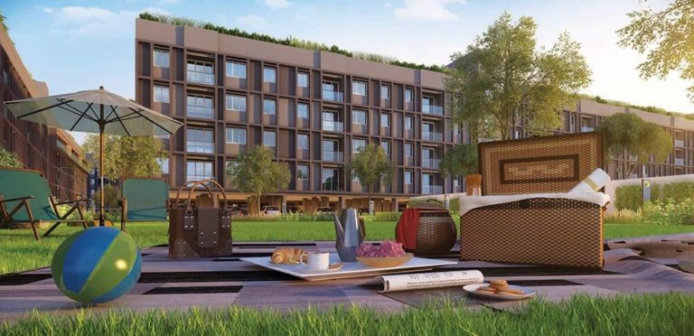 Picnic Area Elevation - TVS Emerald Green Enclave