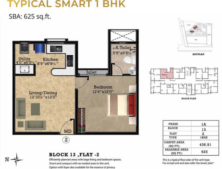 1 BHK Smart - 625 - Shriram Park 63 Perungalathur