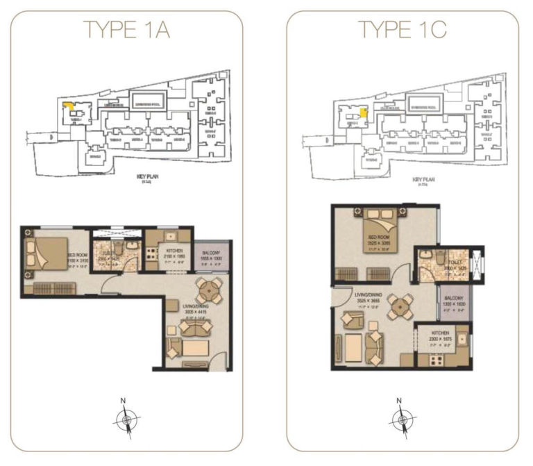 1 BHK - Sobha Serene Porur Chennai