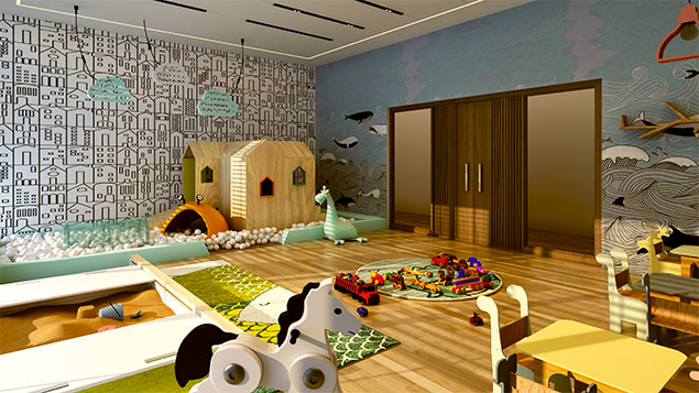 Creche Play Area - CasaGrand Millenia Chennai