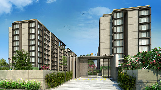 Elevation B - CasaGrand Millenia Chennai