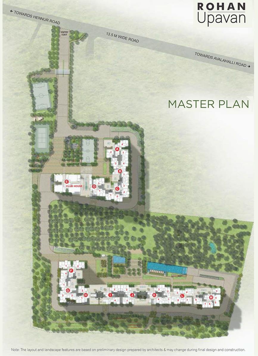 Master Plan Tower F Tower G - Rohan Upavan