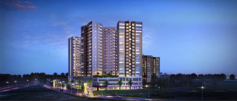 Elevation-Dusk - Godrej Azure Chennai